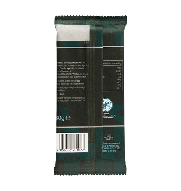 Warner Bros Slytherin Dark Chocolate Bar 4 Warner Bros Slytherin Dark Chocolate Bar