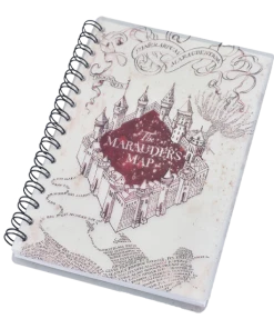Harry Happy Shop 16 Warner Bros Marauders Map Spiral Notebook