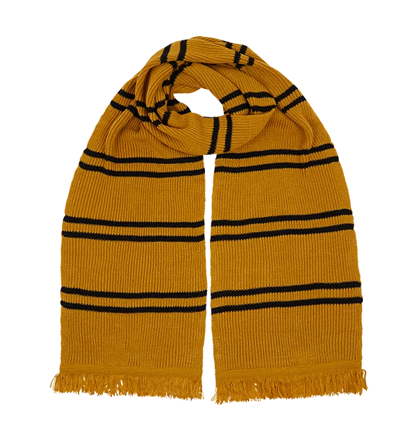 Warner Bros Authentic Hufflepuff Scarf 3 Warner Bros Authentic Hufflepuff Scarf