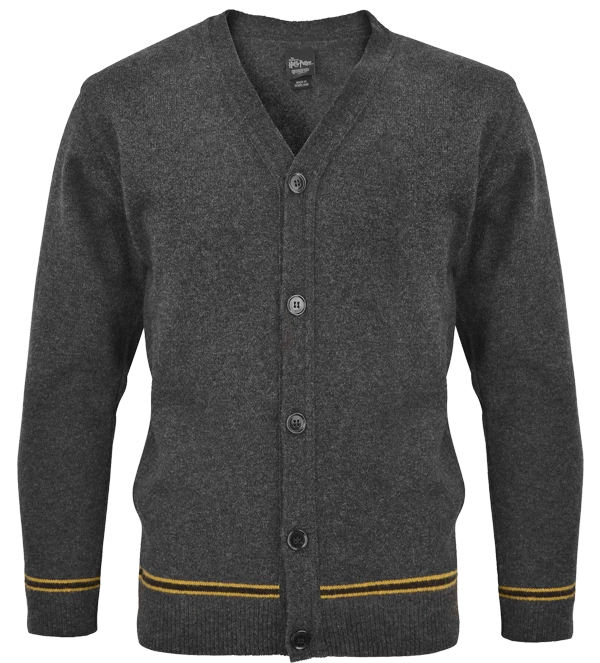 Warner Bros Hufflepuff V-Neck School Cardigan 3 Warner Bros Hufflepuff V-Neck School Cardigan