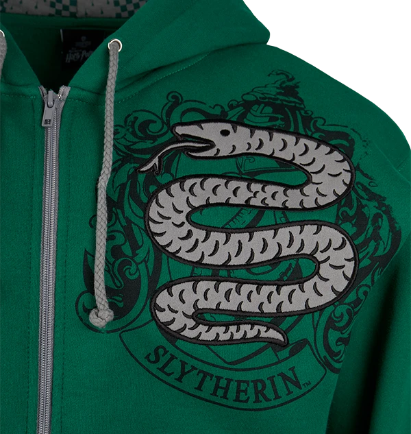 Warner Bros Best Sellers Slytherin Hooded Sweatshirt 6 Warner Bros Best Sellers Slytherin Hooded Sweatshirt