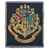 Warner Bros Hogwarts Crest Woven Throw 2 Warner Bros Hogwarts Crest Woven Throw