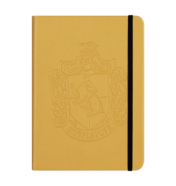 Warner Bros Personalised Hufflepuff Embossed Notebook 3 Warner Bros Personalised Hufflepuff Embossed Notebook