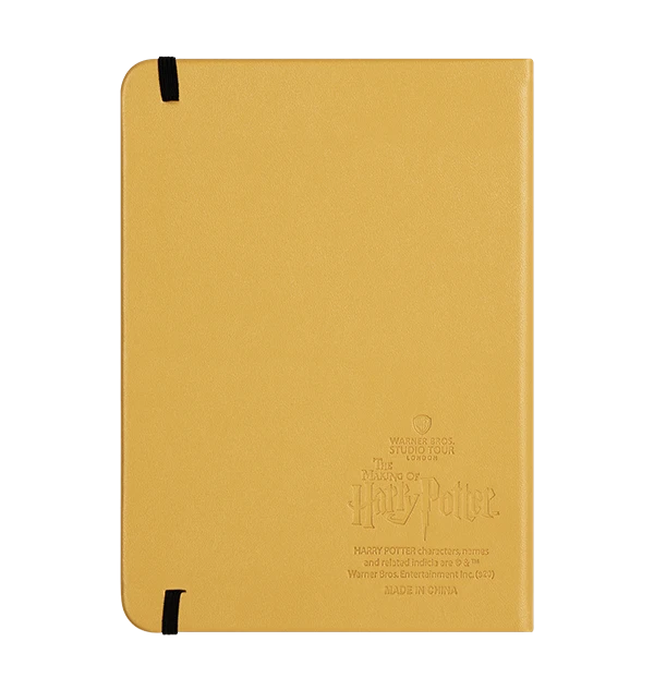 Warner Bros Personalised Hufflepuff Embossed Notebook 4 Warner Bros Personalised Hufflepuff Embossed Notebook