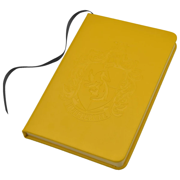 Warner Bros Personalised Hufflepuff Embossed Notebook 5 Warner Bros Personalised Hufflepuff Embossed Notebook