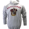 Warner Bros Grey Gryffindor Crest Hooded Jumper 2 Warner Bros Grey Gryffindor Crest Hooded Jumper