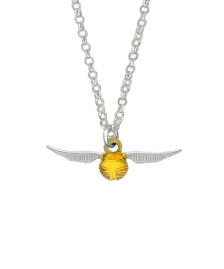 Warner Bros Golden Snitch Sterling Silver Necklace