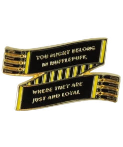 Warner Bros Hufflepuff House Scarf Enamel Pin Best Sellers