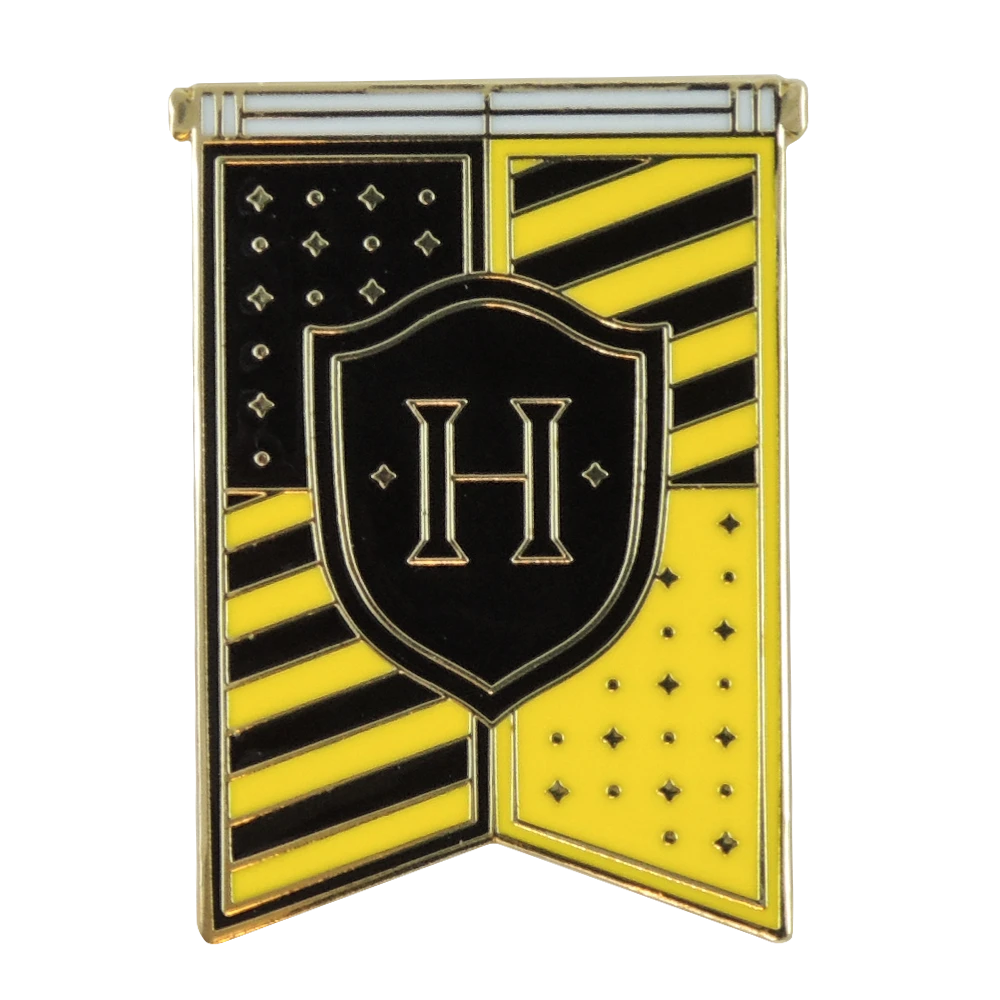 Warner Bros Hufflepuff House Banner Enamel Pin Best Sellers 3 Warner Bros Hufflepuff House Banner Enamel Pin Best Sellers