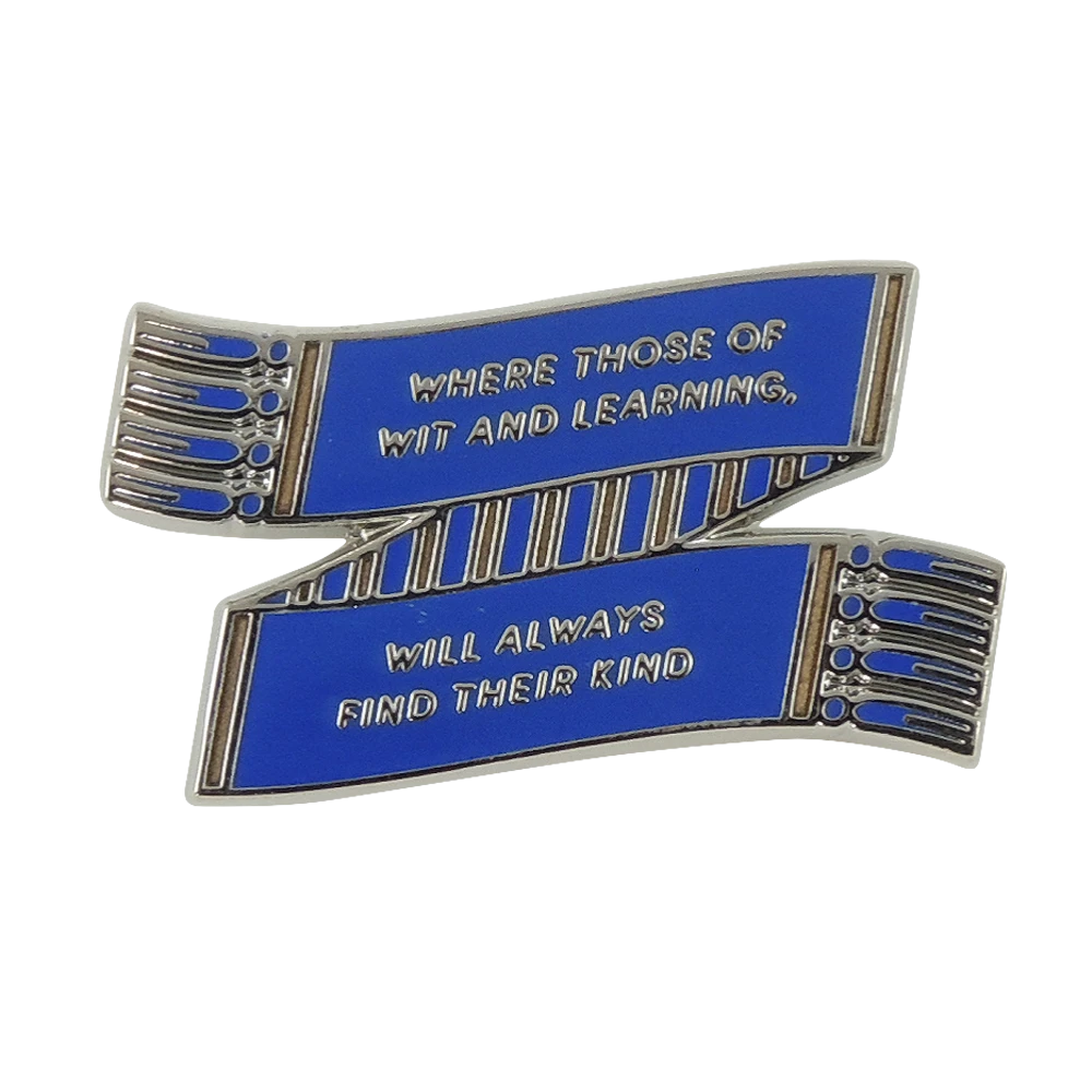 Warner Bros Ravenclaw House Scarf Enamel Pin 3 Warner Bros Ravenclaw House Scarf Enamel Pin
