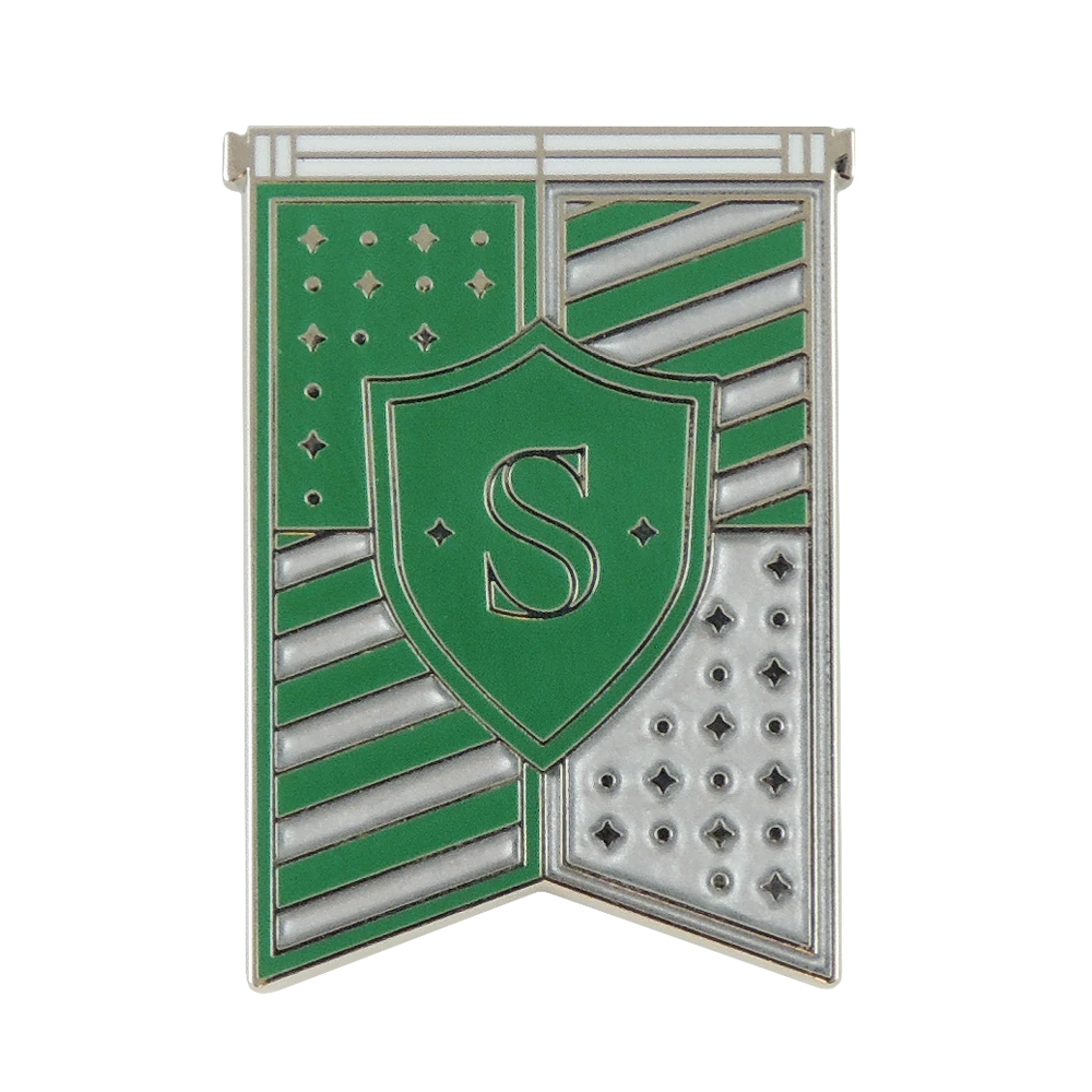 Warner Bros Slytherin House Banner Enamel Pin Best Sellers 3 Warner Bros Slytherin House Banner Enamel Pin Best Sellers