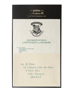 Warner Bros Exclusives Harry Potter's Hogwarts Acceptance Letter
