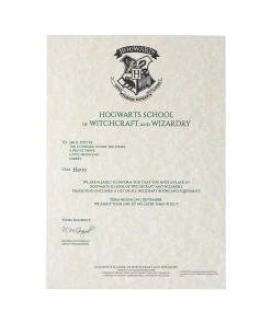 Warner Bros Exclusives Harry Potter's Hogwarts Acceptance Letter 11 Warner Bros Exclusives Harry Potter's Hogwarts Acceptance Letter