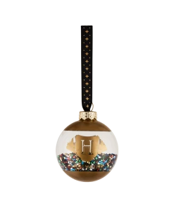 Warner Bros Glass Hogwarts Bead Bauble