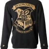 Warner Bros Hogwarts Striped Sleeve Sweatshirt