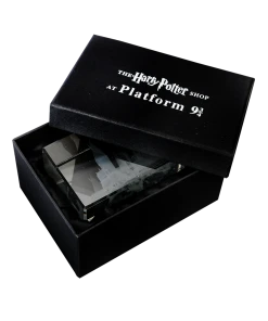 Warner Bros Hogwarts School Of Witchcraft And Wizardry Glass Paperweight