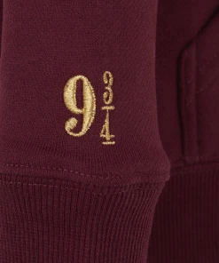 Warner Bros Best Sellers Platform 9 3/4 Kids Zip Hoodie - Burgundy