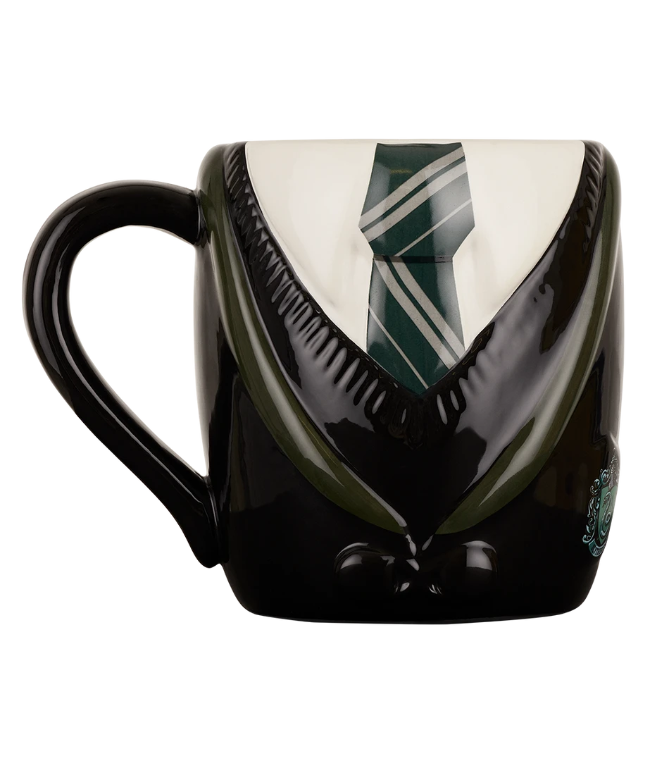 Warner Bros Best Sellers Slytherin Moulded Mug 3 Warner Bros Best Sellers Slytherin Moulded Mug