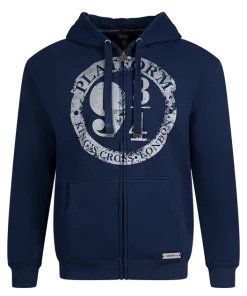Warner Bros Platform 9 3/4 Zip Hoodie - Navy Platform 9¾
