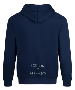 Warner Bros Platform 9 3/4 Zip Hoodie - Navy Platform 9¾