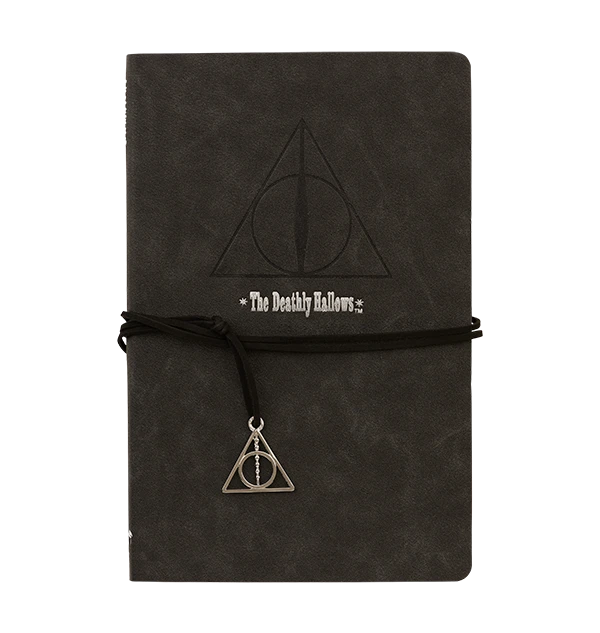 Warner Bros Best Sellers Faux Leather Deathly Hallows Notebook 3 Warner Bros Best Sellers Faux Leather Deathly Hallows Notebook