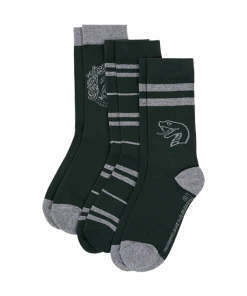 Warner Bros Slytherin Sock Set - 3 Pack