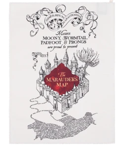 Warner Bros MinaLima The Marauder's Map Tea-Towel