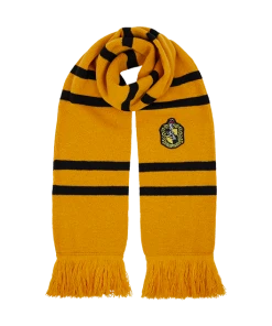 Warner Bros Hufflepuff Knitted Crest Scarf