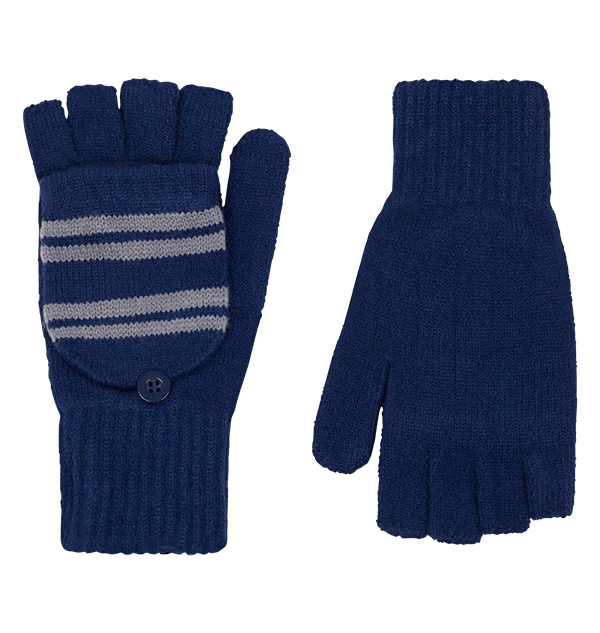 Warner Bros Ravenclaw Knitted Mitten Capped Gloves 3 Warner Bros Ravenclaw Knitted Mitten Capped Gloves