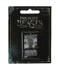 Warner Bros Fantastic Beasts Wanded & Dangerous Pin Badge 5 Warner Bros Fantastic Beasts Wanded & Dangerous Pin Badge