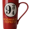 Warner Bros Platform 9 3/4 Latte Mug 1 Warner Bros Platform 9 3/4 Latte Mug