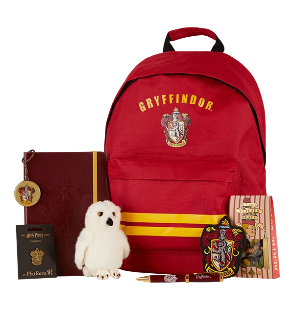 Warner Bros Gryffindor Essentials Backpack Set 3 Warner Bros Gryffindor Essentials Backpack Set