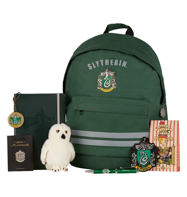 Warner Bros Best Sellers Slytherin Essentials Backpack Set 3 Warner Bros Best Sellers Slytherin Essentials Backpack Set