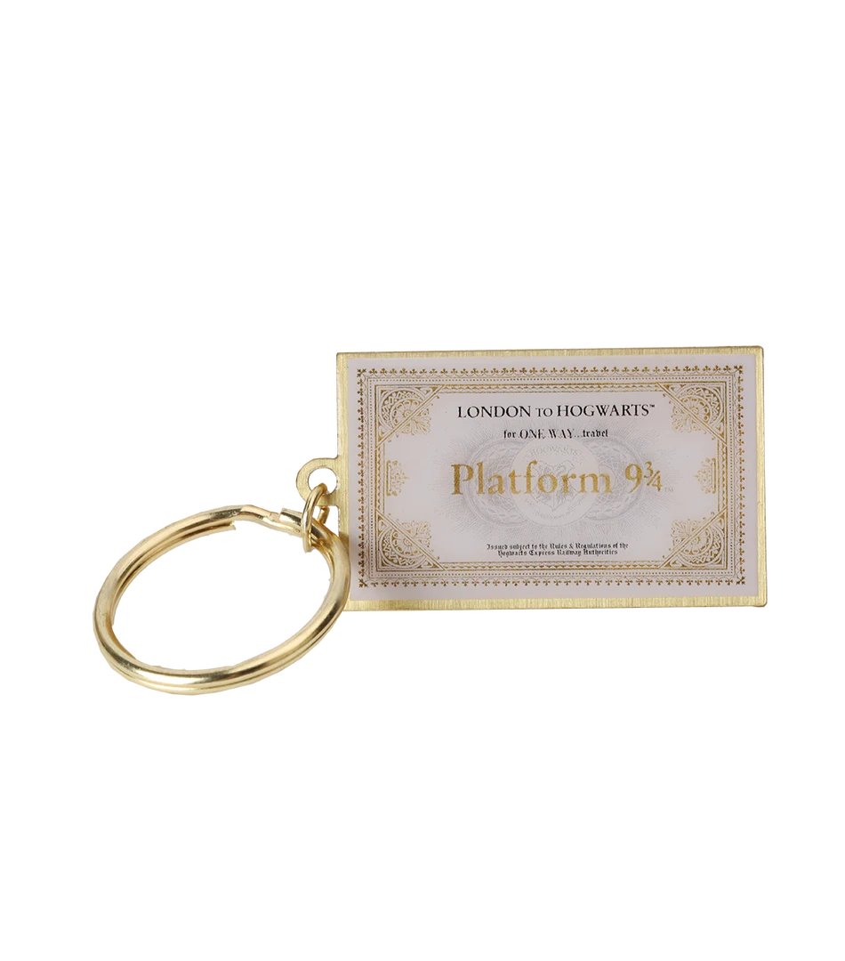 Warner Bros Hogwarts Express Ticket Keyring Platform 9¾ 4 Warner Bros Hogwarts Express Ticket Keyring Platform 9¾