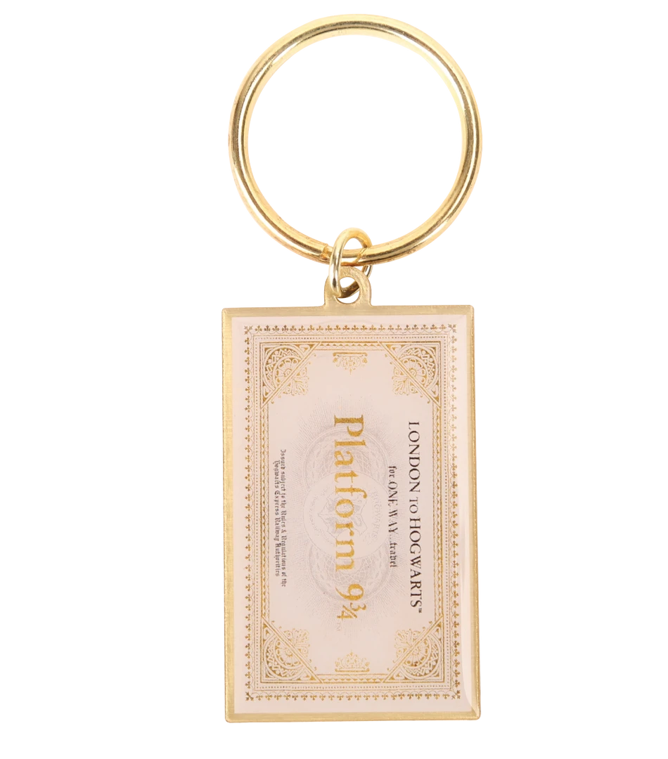 Warner Bros Hogwarts Express Ticket Keyring Platform 9¾ 3 Warner Bros Hogwarts Express Ticket Keyring Platform 9¾