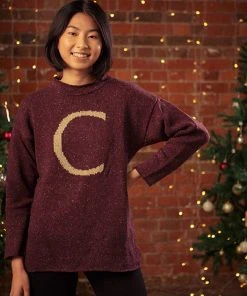 Warner Bros 'C' Weasley Knitted Jumper