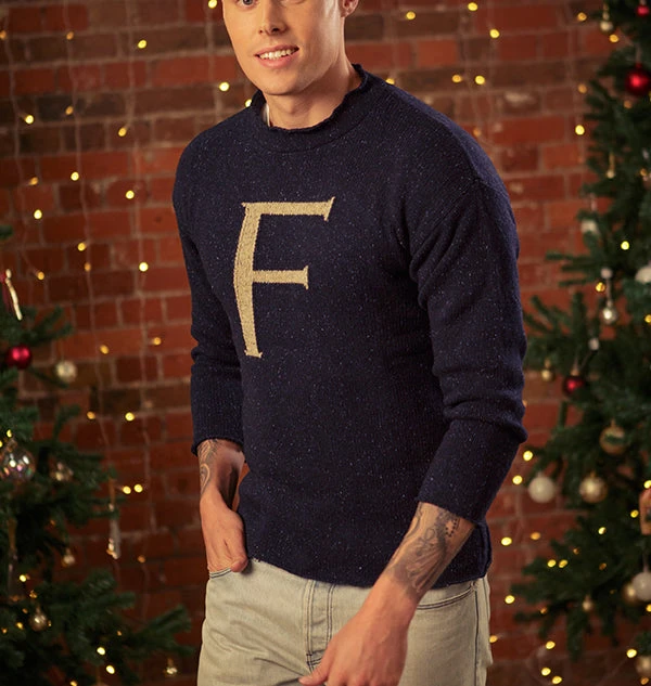 Warner Bros Weasley Knitted Jumpers 'F' Weasley Knitted Jumper 4 Warner Bros Weasley Knitted Jumpers 'F' Weasley Knitted Jumper
