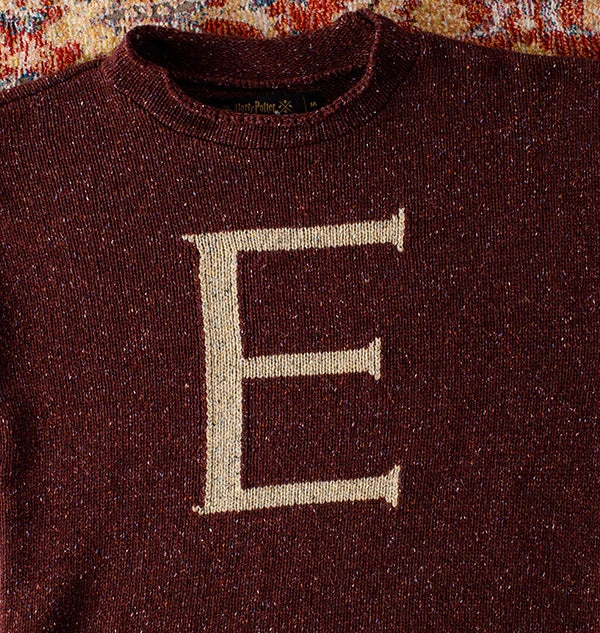 Warner Bros Weasley Knitted Jumpers 'E' Weasley Knitted Jumper 5 Warner Bros Weasley Knitted Jumpers 'E' Weasley Knitted Jumper