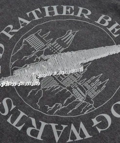 Warner Bros Best Sellers Kids Lightning Bolt Sequin Reverse T-Shirt