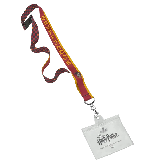Warner Bros Gryffindor Lanyard 5 Warner Bros Gryffindor Lanyard