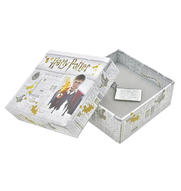 Warner Bros Personalised Hogwarts Acceptance Letter Charm 5 Warner Bros Personalised Hogwarts Acceptance Letter Charm