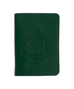 Warner Bros Slytherin Embossed Crest Passport Holder