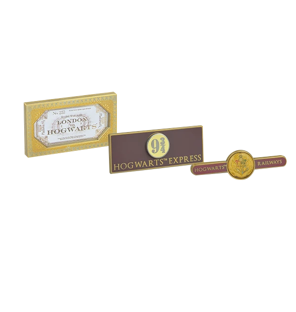 Warner Bros Platform 9¾ Hogwarts Railways Pin Set 4 Warner Bros Platform 9¾ Hogwarts Railways Pin Set